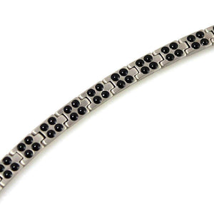 Planet Gates Power Ionics Titanium 99.999% Germanium Beads Bracelet Balance Body