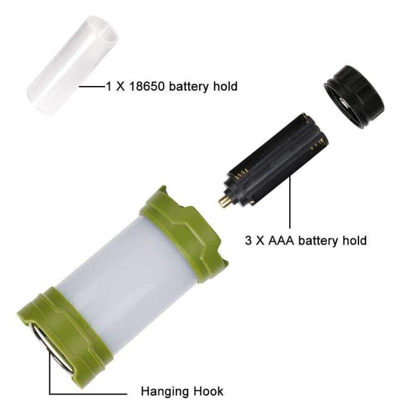 Planet Gates Powerful 30 SMD LED lighting emergency Tent Lamp portable light flashlight torch for camping Used 3 AAA Or 18650 battery