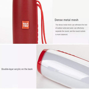 Planet Gates Powerful Portable Speakers Bluetooth Speaker Column Wireless Speaker With LED Night Light TF Card FM Radio Boombox Built-in Mic