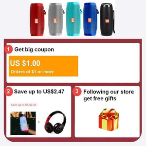 Planet Gates Powerful Portable Speakers Bluetooth Speaker Column Wireless Speaker With LED Night Light TF Card FM Radio Boombox Built-in Mic