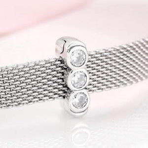 Planet Gates PP0119 925 Sterling Silver Beautiful clips Beads Fit Original Reflections Charm Bracelet women Jewelry making