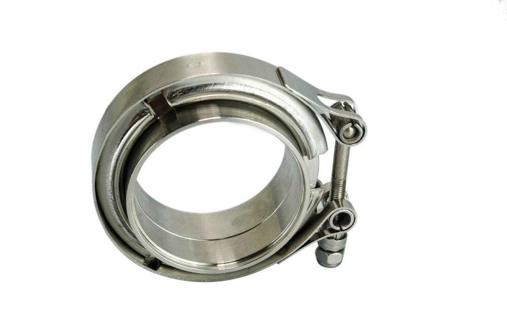 Planet Gates PQY - 2.75" SUS 304 Steel Stainless Exhaust V Band Clamp Flange Kit V-band Vband Male Female Design PQY5242