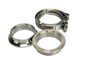 Planet Gates PQY - 2.75" SUS 304 Steel Stainless Exhaust V Band Clamp Flange Kit V-band Vband Male Female Design PQY5242