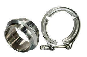 Planet Gates PQY - 2.75" SUS 304 Steel Stainless Exhaust V Band Clamp Flange Kit V-band Vband Male Female Design PQY5242