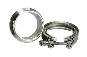 Planet Gates PQY - 2.75" SUS 304 Steel Stainless Exhaust V Band Clamp Flange Kit V-band Vband Male Female Design PQY5242