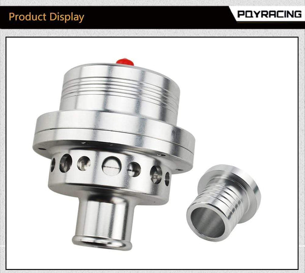 Planet Gates PQY - 2015 NEW HQ 1"(25MM) Dual Piston Blow off valve DV Turbo 1.8T For VW Golf MK4 Jetta A4 B5 Black,Silver BOV PQY5741