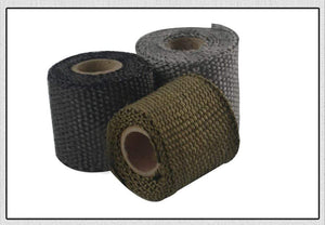 Planet Gates PQY - 50mm 1Meter Performance Exhaust Tape Manifold Downpipe Insulating Heat Wrap 2" inch PQY1901