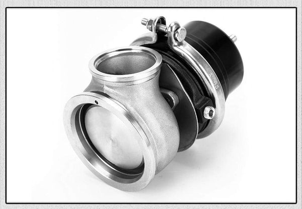 Planet Gates PQY - 60mm Wastegate Turbo External Kit With V-band Flange & Clamp Universal Turbo External Waste Gate For Turbo Manifold 5891BK