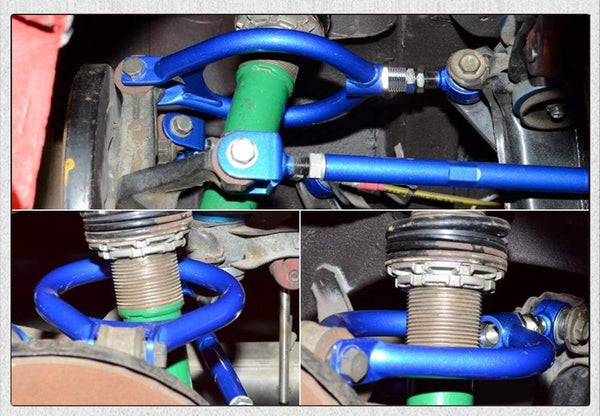 Planet Gates PQY - Adjustable Rear Upper Arm Camber Kit Suspension Bar For 89-00 Nissan 240SX S13 PQY9816