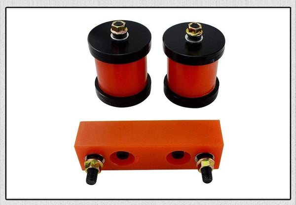 Planet Gates PQY - Polyurethane Engine Transmission Mounts For 89-00 NISSAN S13 S14 180SX 200SX 240SX SR20 KA24