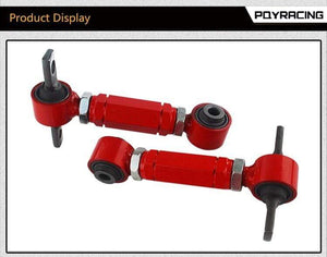Planet Gates PQY - REAR ADJ.C ARM FOR HONDA CIVIC 92-00 INTEGRA EG REAR ADJUSTABLE CAMBER ARMS KIT PQY9802