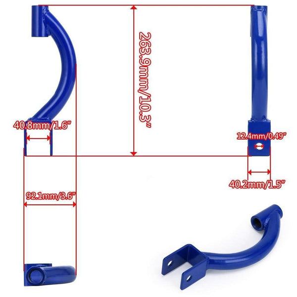 Planet Gates PQY - TRACTION ROD BLUE FOR 95-98 240SX S14 S15 R33 REAR ADJUSTABLE CAMBER CONTROL ARM KIT SUSPENSION PQY9817