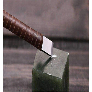 Planet Gates Practical 8pc/set Tungsten Steel Wood Carving Chisels Stone Seal Craft Engraving Hand Tools For Hobby Handmade Art DIY 3mm-10mm