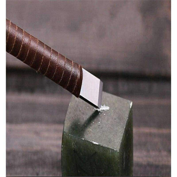 Planet Gates Practical 8pc/set Tungsten Steel Wood Carving Chisels Stone Seal Craft Engraving Hand Tools For Hobby Handmade Art DIY 3mm-10mm