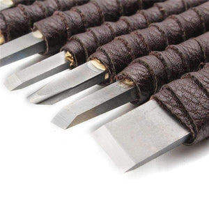 Planet Gates Practical 8pc/set Tungsten Steel Wood Carving Chisels Stone Seal Craft Engraving Hand Tools For Hobby Handmade Art DIY 3mm-10mm
