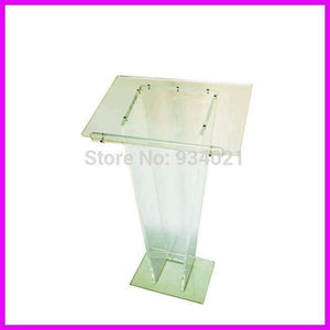 Planet Gates Practical Modern Design Acrylic Podium, Pulpit Furniture