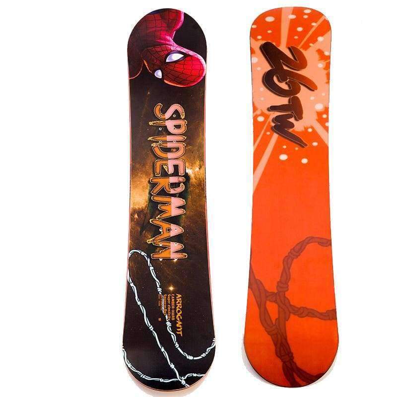 Planet Gates Practice Adult Single Board Snowboard Outdoor Sports Entertainment Equipment Snowboard Spider Man Pattern