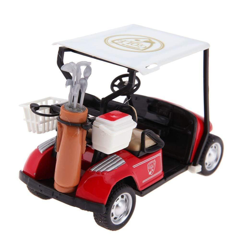 Planet Gates Pram Toy 1:36 Ratio Alloy Pull Back Model Car High Simulation Golf Cart Model High Quality Children's Toys diecasts & toy vehicl