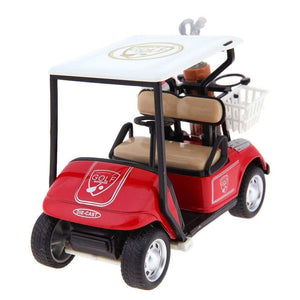 Planet Gates Pram Toy 1:36 Ratio Alloy Pull Back Model Car High Simulation Golf Cart Model High Quality Children's Toys diecasts & toy vehicl