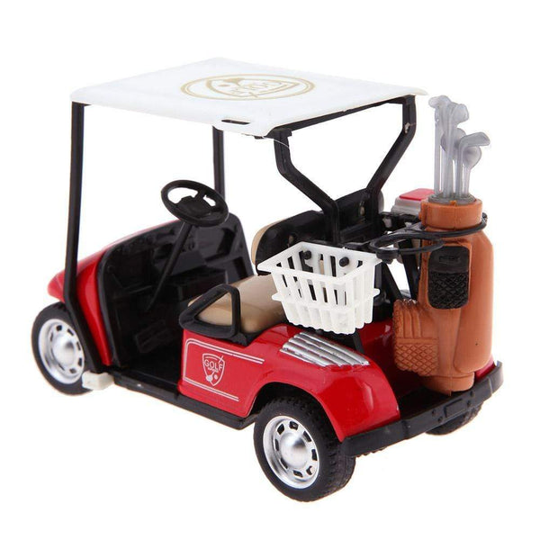 Planet Gates Pram Toy 1:36 Ratio Alloy Pull Back Model Car High Simulation Golf Cart Model High Quality Children's Toys diecasts & toy vehicl