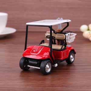 Planet Gates Pram Toy 1:36 Ratio Alloy Pull Back Model Car High Simulation Golf Cart Model High Quality Children's Toys diecasts & toy vehicl