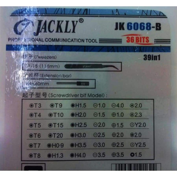 Planet Gates Precision 39 in 1 JK-6068B Electron Magnetic Screwdriver opening repair tools Set for iPhone 4/4s/5 iPad Samsung