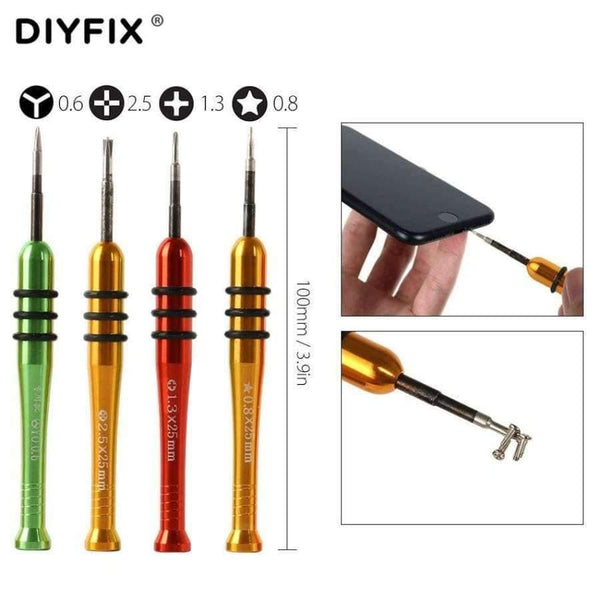 Planet Gates Precision Screwdriver Set for iPhone 6 6s 7 8 8 Plus Repair Tools Kit LCD Opening Suction Cup Plastic Pry Spudger