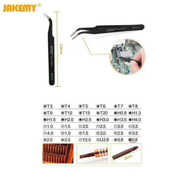 Planet Gates Precision Screwdriver Set Hand tools 39 in 1 Screw Disassemble hardware screwdrivers repair tool for Laptop phone