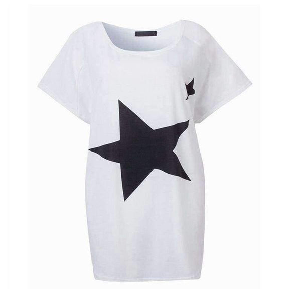 Planet Gates Pregnanct Women Casual Loose Tees Tops  Summer Batwing Sleeve Print T-shirts Pregnancy Maternity Clothes Plus Size S-5XL