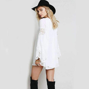 Planet Gates Pregnant Women Sexy Loose Lace Blouse Hollow Out Long Sleeve Blusas Maternity Shirt Fashion Camisa Mujer Women Pregnancy Top