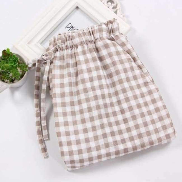 Planet Gates print 3 / M Women's Sleep Bottoms Pajamas Pants Ladies Underwear Trousers Polka Dot Women Lounge Pants Loose Cotton Home Pant E1172