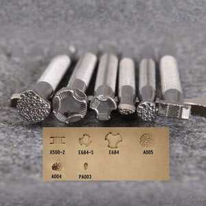 Planet Gates Printing tools Set Leather Tool Set Carving Punching Hole Cutting Knife Manual Suture Needle Gas Eyes Burnish Peeling Edge Process for Leather Belt