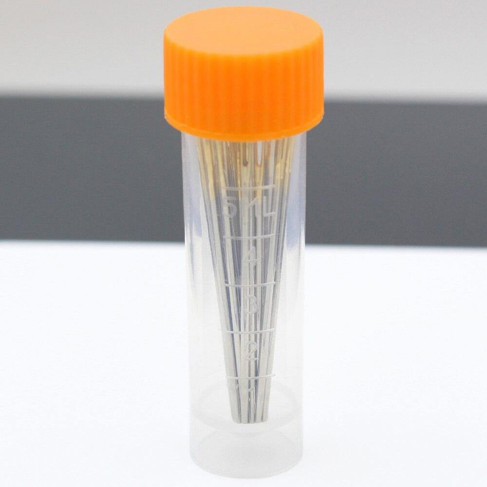 Planet Gates Profession Leather Sewing Needle For Embroidery Stitching Supplies Crafts Pin, Round Blunt Head Big Eye Storage Bottle Needles