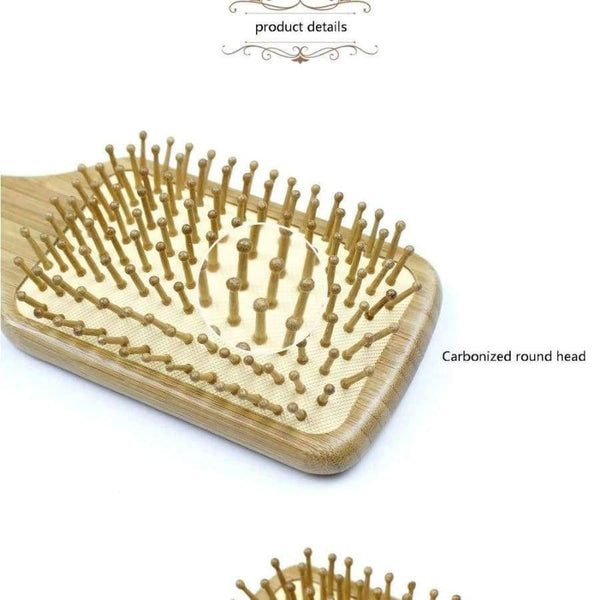 Planet Gates Professional 1 Pcs Natural Wooden Comb Hair Care Styling And Beauty Brush Anti-static High Quality Wood Handle Hair Comb