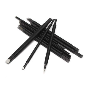 Planet Gates Professional 10pc/set Black Nylon And Steel Chisel Set Stone Carving Knife Artist Woodworker Hand Tools For Shoushan Stones
