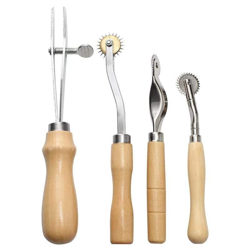 Planet Gates Professional 37 Pcs Leather Craft Tools Kit Hand Sewing Stitching Punch Carving Work For DIY Handmade Leathercraft Accessories