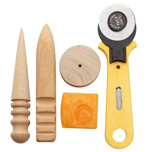 Planet Gates Professional 37 Pcs Leather Craft Tools Kit Hand Sewing Stitching Punch Carving Work For DIY Handmade Leathercraft Accessories
