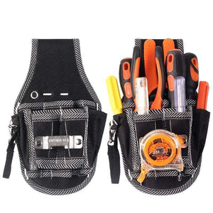 Planet Gates Professional 9 In 1 Screwdriver Kit Holder Portable Nylon Fabric Tool Bag Electrician Waist Pockets Tool Belt Pouch Bag