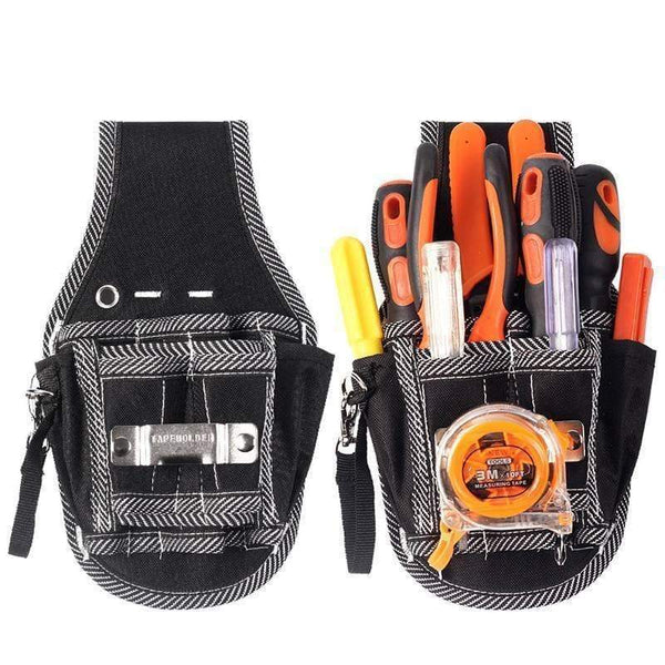 Planet Gates Professional 9 In 1 Screwdriver Kit Holder Portable Nylon Fabric Tool Bag Electrician Waist Pockets Tool Belt Pouch Bag