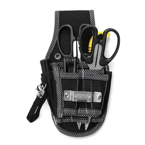 Planet Gates Professional 9 In 1 Screwdriver Kit Holder Portable Nylon Fabric Tool Bag Electrician Waist Pockets Tool Belt Pouch Bag
