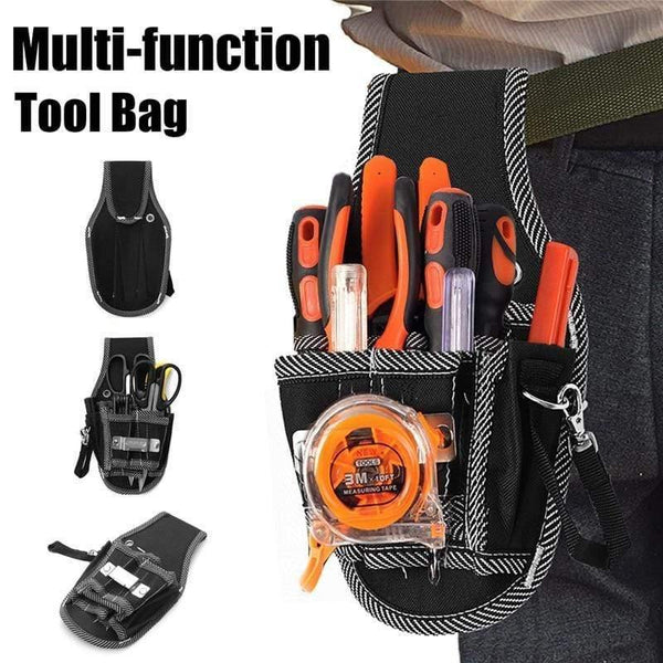 Planet Gates Professional 9 In 1 Screwdriver Kit Holder Portable Nylon Fabric Tool Bag Electrician Waist Pockets Tool Belt Pouch Bag