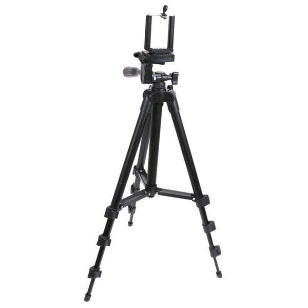 Planet Gates Professional Adjustable Camera Tripod Stand Phone Holder For iPhone For Samsung Smart Phone With Cloth Bag Drop Shipping