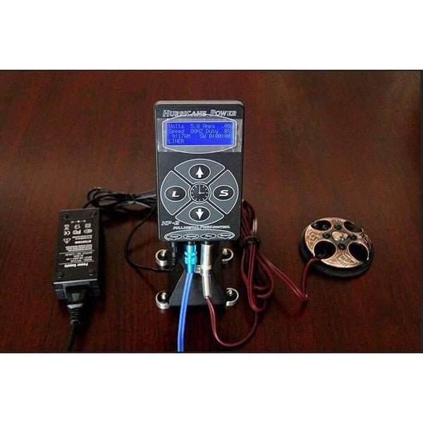 Planet Gates Professional Black HP-2 Hurricane Tattoo Power Supply Digital Dual LCD Display Tattoo Power Supply Machines Free Shipping