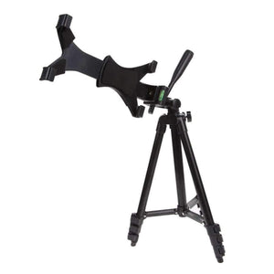 Planet Gates Professional Camera Phone Tablet Clip Tripod Holder Stand Mount With Handle Pan Tilt Tripod Head For iPhone iPad Samsung