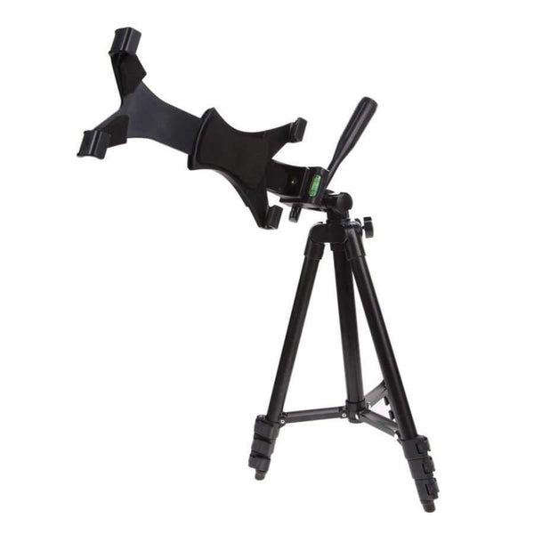 Planet Gates Professional Camera Phone Tablet Clip Tripod Holder Stand Mount With Handle Pan Tilt Tripod Head For iPhone iPad Samsung