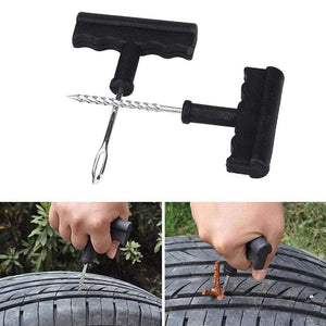 Planet Gates Professional Car Tire Repair Tools Auto Tubeless Tire Puncture Repair Plug Kit Needle Patch Fix Tools Useful Set Car Accessories