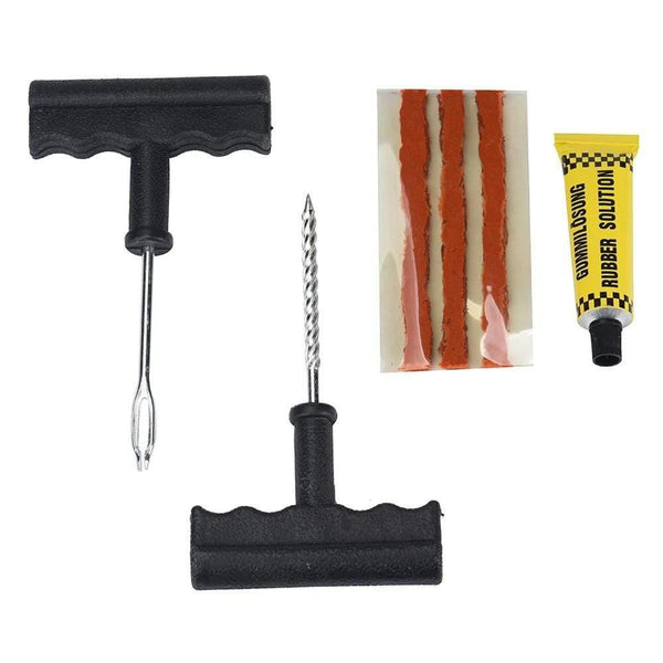 Planet Gates Professional Car Tire Repair Tools Auto Tubeless Tire Puncture Repair Plug Kit Needle Patch Fix Tools Useful Set Car Accessories