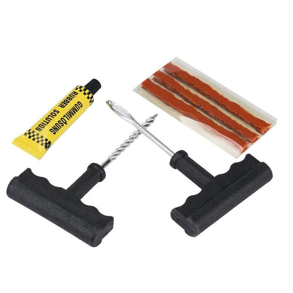 Planet Gates Professional Car Tire Repair Tools Auto Tubeless Tire Puncture Repair Plug Kit Needle Patch Fix Tools Useful Set Car Accessories