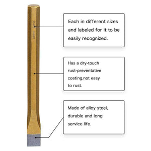 Professional Carving Chisels Knife Punch Cr-V Alloy Steel Hand Tools Chisel Diy For Brickwork Concrete Metal Stone