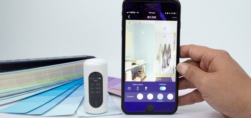 Planet Gates Professional Color Sensor Colorimeter,More than 20 Color Parameters,For Color Matching,Measuring Color Difference